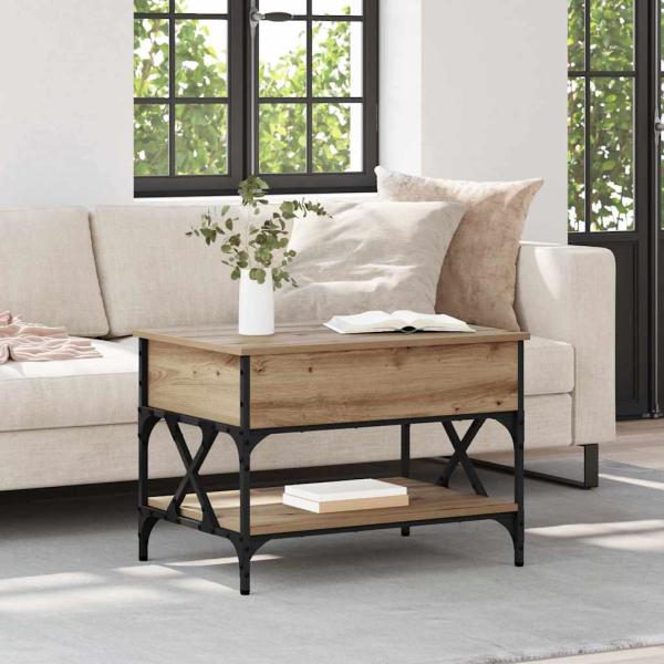 ARDEBO.de - Couchtisch Artisan-Eiche 70x50x50cm Holzwerkstoff