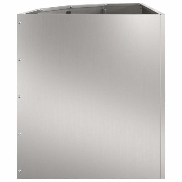 Eckpflanzer Silber 45 x 45 x 50 cm Verzinkter Stahl