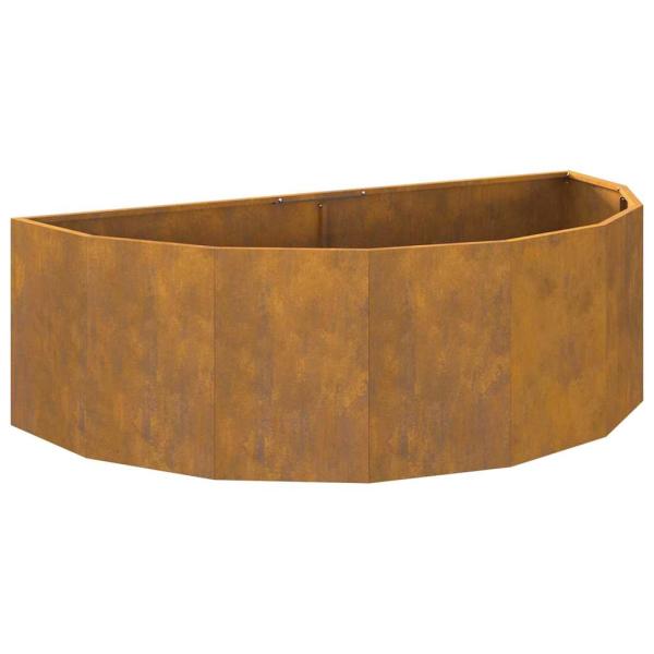 Pflanzkübel Rostig 120 x 60 x 35 cm Wetterfeststahl