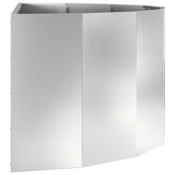 Pflanzkübel Silber 120 x 60 x 50 cm Verzinkter Stahl