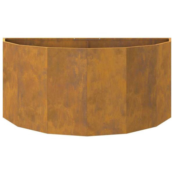 Pflanzkübel Rostig 120 x 60 x 50 cm Wetterfeststahl