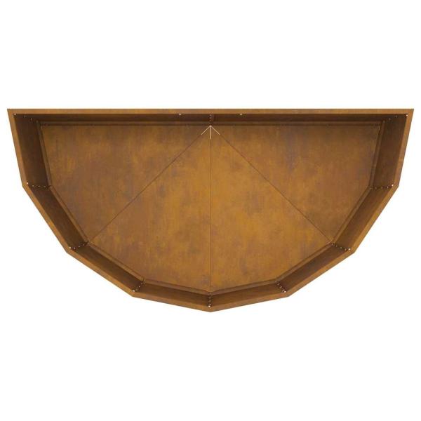 Pflanzkübel Rostig 120 x 60 x 50 cm Wetterfeststahl