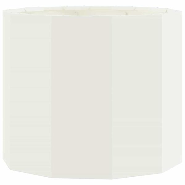 Pflanzkübel Weiß 60 x 60 x 50 cm Stahl