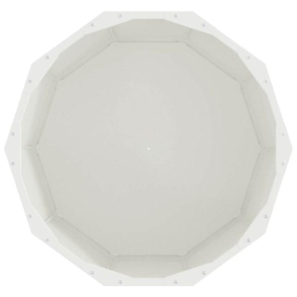 Pflanzkübel Weiß 60 x 60 x 50 cm Stahl