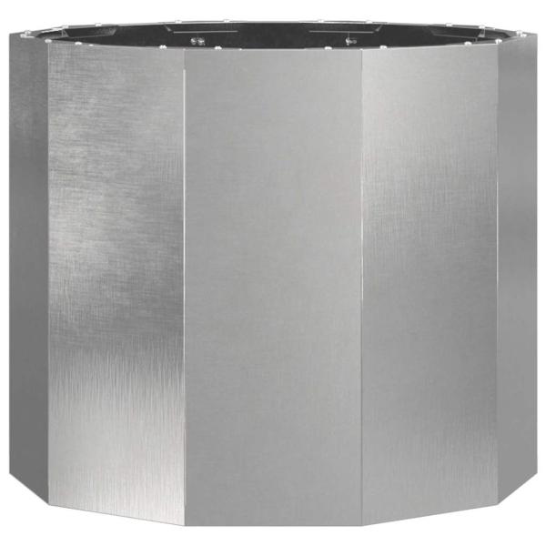 Pflanzkübel Silber 60 x 60 x 50 cm Edelstahl