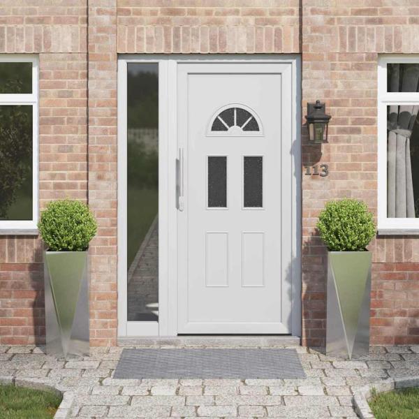 ARDEBO.de - Pflanzkübel 2 pcs Silber 30 x 30 x 75 cm Edelstahl