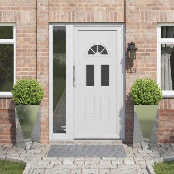 ARDEBO.de - Pflanzkübel 2 pcs Silber 40 x 40 x 75 cm Verzinkter Stahl