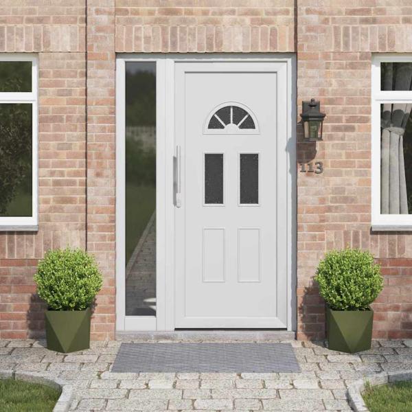 ARDEBO.de - Pflanzkübel 2 pcs Olive Grün 30 x 30 x 30 cm Stahl