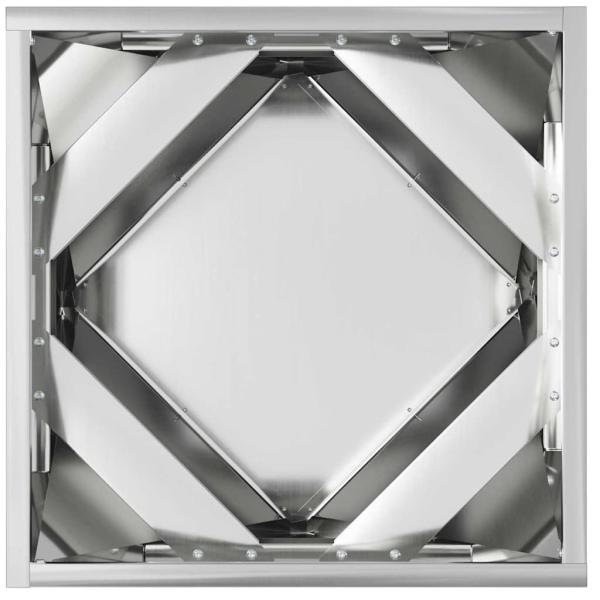 Pflanzkübel 2 pcs Silber 40 x 40 x 40 cm Verzinkter Stahl