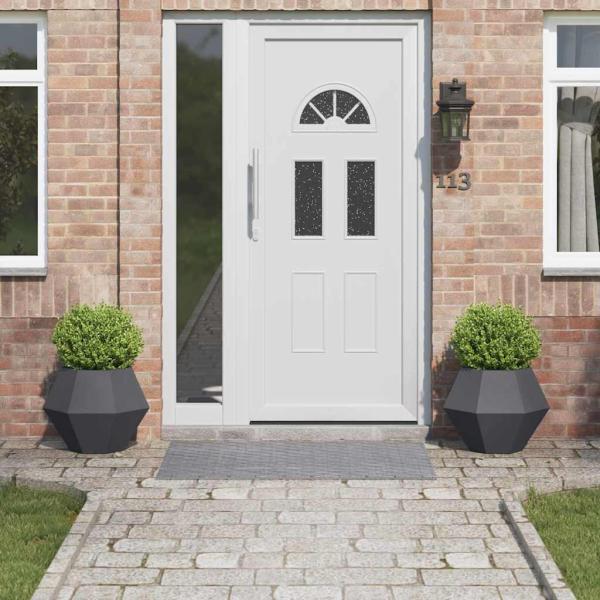 ARDEBO.de - Pflanzkübel 2 pcs Anthrazit 50 x 50 x 40 cm Stahl