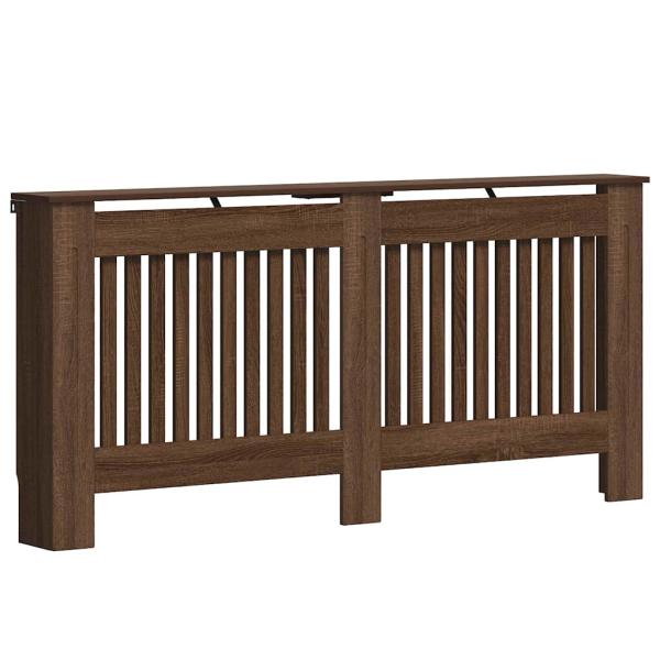 Heizkörperabdeckung Braun Eichen-Optik 172x19x81,5cm