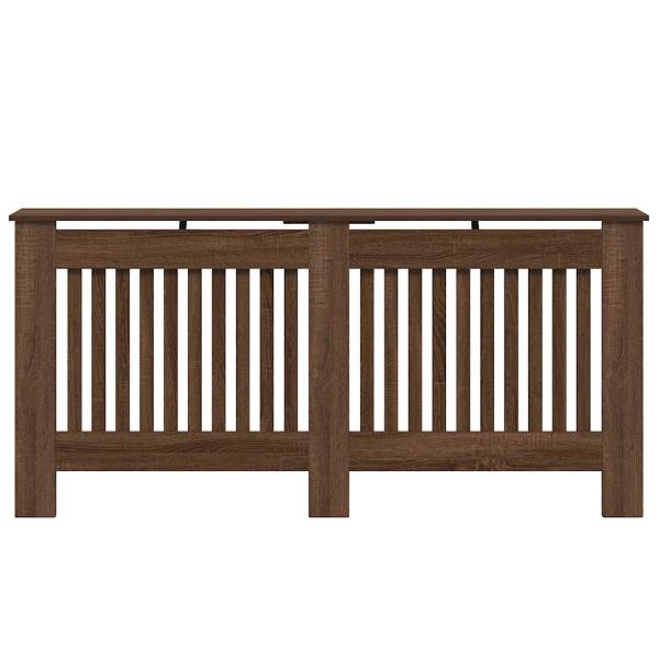 Heizkörperabdeckung Braun Eichen-Optik 172x19x81,5cm