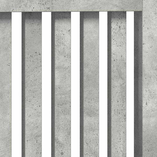 Heizkörperabdeckung Beton Grau 172 x 19 x 81,5 cm Holzwerkstoff