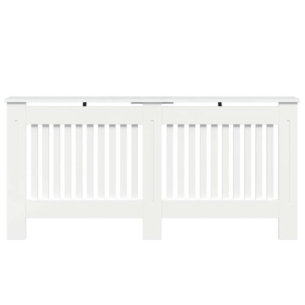 Heizkörperabdeckung Hochglanz Weiß 172 x 19 x 81,5 cm