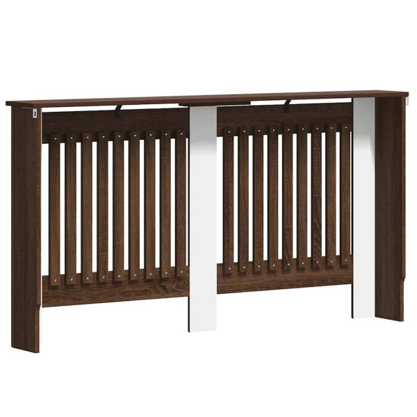Heizkörperabdeckung Braun Eichen-Optik 152 x 19 x 81,5 cm