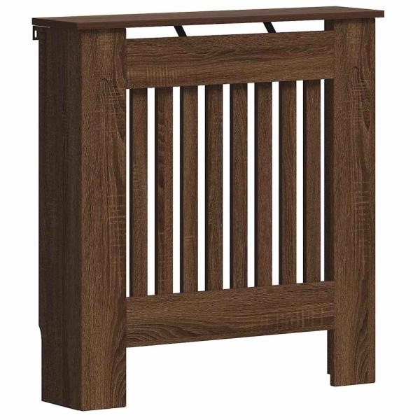 Heizkörperabdeckung Braun Eichen-Optik 78 x 19 x 81,5 cm