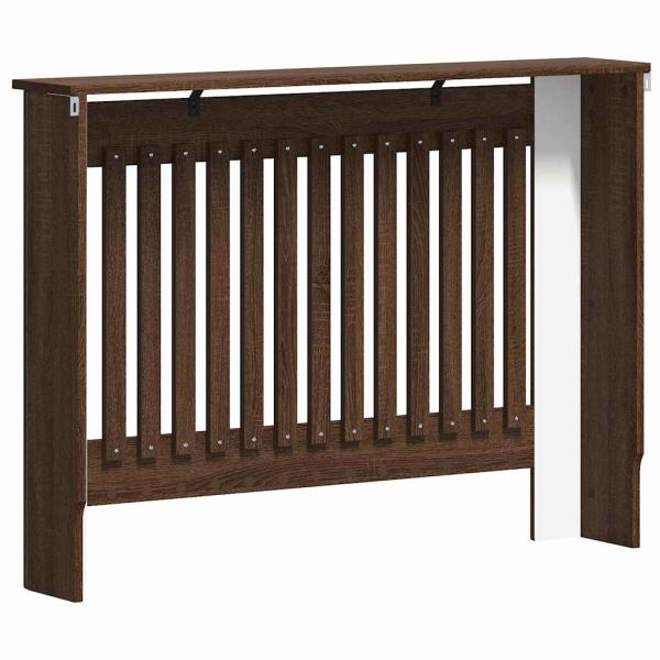 Heizkörperabdeckung Braun Eichen-Optik 112 x 19 x 81,5 cm