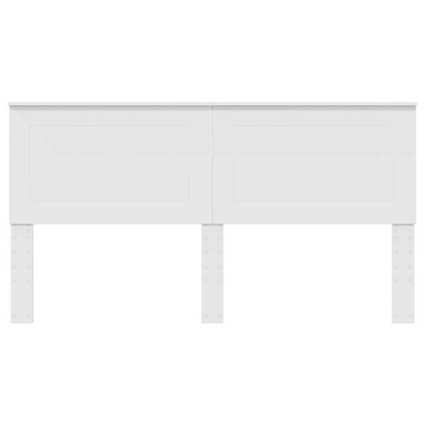 Kopfteil mit Kopfteil Weiß 200 cm Holzwerkstoff