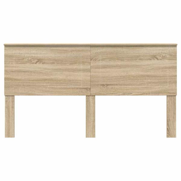 Kopfteil mit Kopfteil Sonoma-Eiche 200 cm Holzwerkstoff