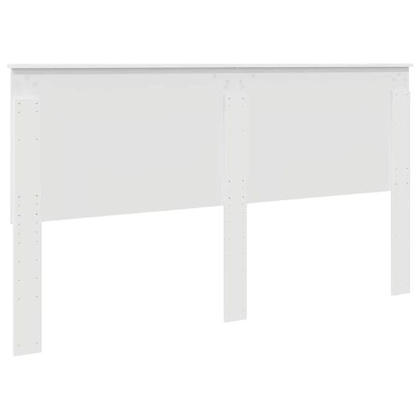 Kopfteil mit Kopfteil Weiß 180 cm Holzwerkstoff