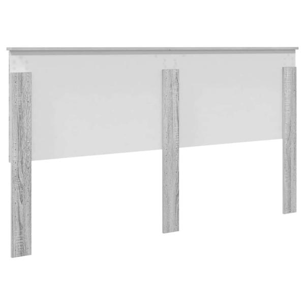 Kopfteil mit Kopfteil Graues Sonoma 180 cm Holzwerkstoff