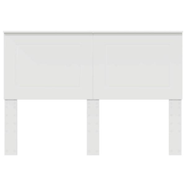 Kopfteil mit Kopfteil Weiß 150 cm Holzwerkstoff