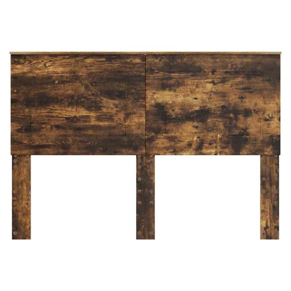 Kopfteil mit Kopfteil Geräucherte Eiche 150 cm Holzwerkstoff