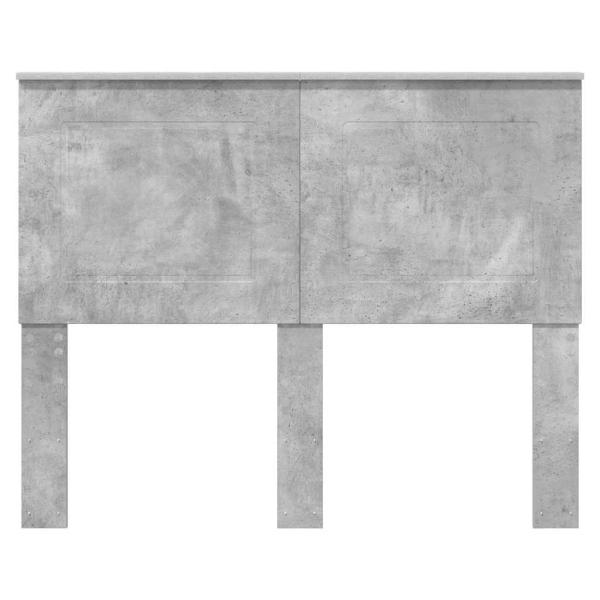 Kopfteil mit Kopfteil Beton Grau 135 cm Holzwerkstoff