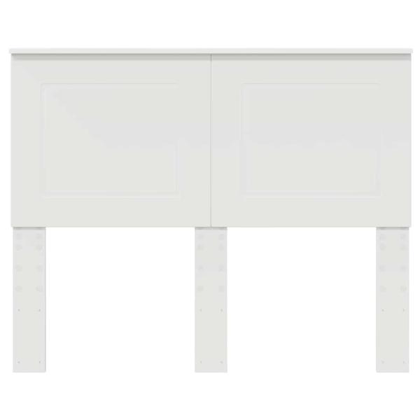 Kopfteil mit Kopfteil Weiß 120 cm Holzwerkstoff