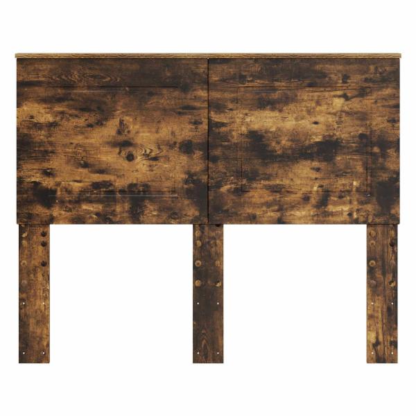 Kopfteil mit Kopfteil Geräucherte Eiche 120 cm Holzwerkstoff
