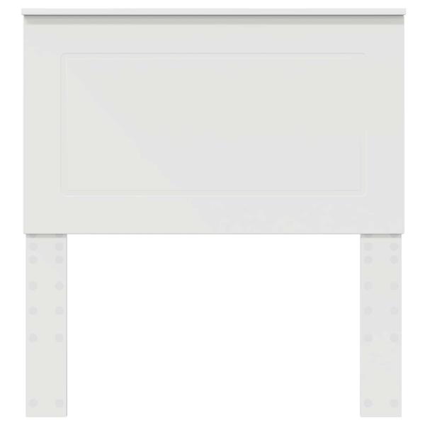 Kopfteil mit Kopfteil Weiß 90 cm Holzwerkstoff