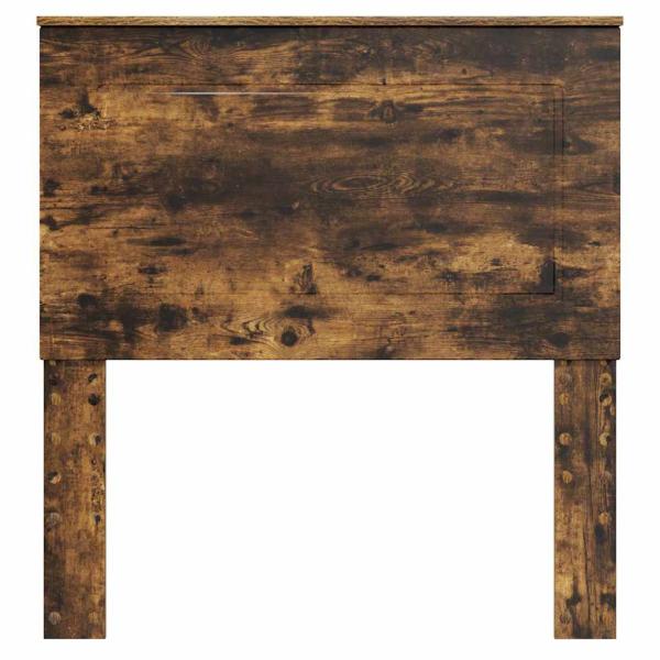 Kopfteil mit Kopfteil Geräucherte Eiche 80 cm Holzwerkstoff