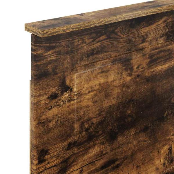 Kopfteil mit Kopfteil Geräucherte Eiche 80 cm Holzwerkstoff