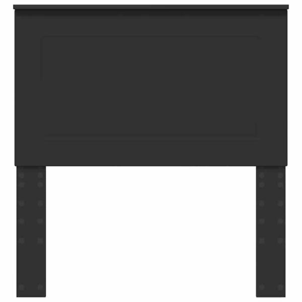 Kopfteil mit Kopfteil Schwarz Eichen-Optik 75 cm Holzwerkstoff