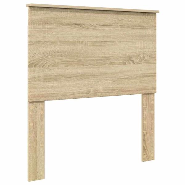 Kopfteil mit Kopfteil Sonoma-Eiche 75 cm Holzwerkstoff