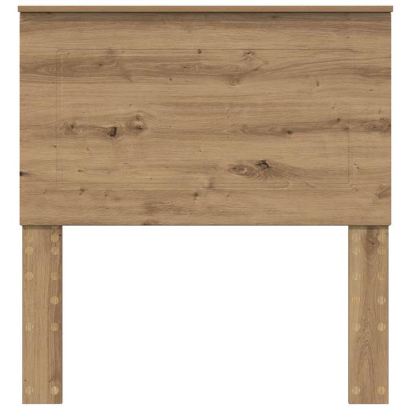 Kopfteil mit Kopfteil Artisan-Eiche 75 cm Holzwerkstoff