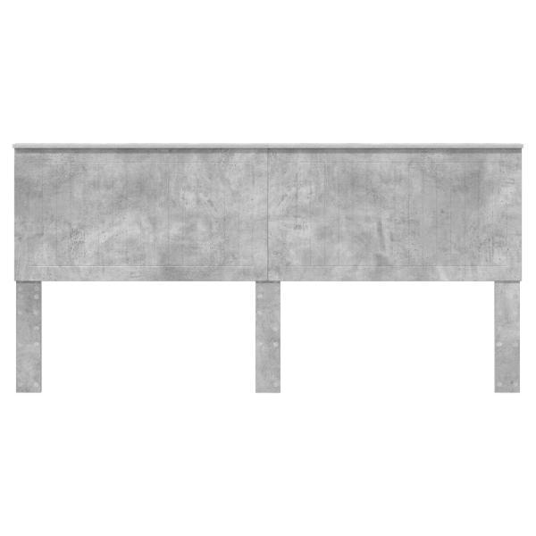 Kopfteil Beton Grau Holzwerkstoff