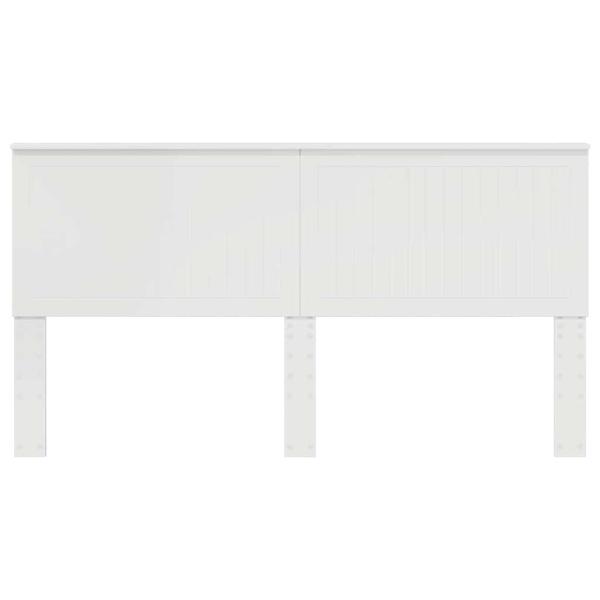 Kopfteil mit Kopfteil Weiß 180 cm Holzwerkstoff