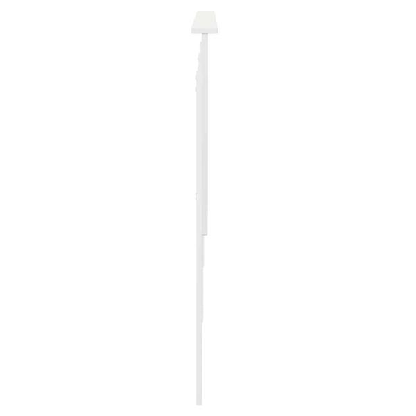 ARDEBO.de - Kopfteil mit Kopfteil Glänzend Weiß 180 cm Holzwerkstoff