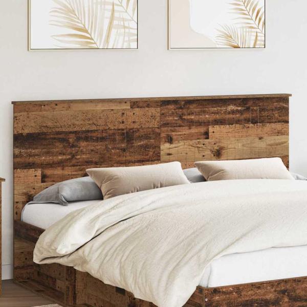 ARDEBO.de - Kopfteil mit Kopfteil Altholz 180 cm Holzwerkstoff