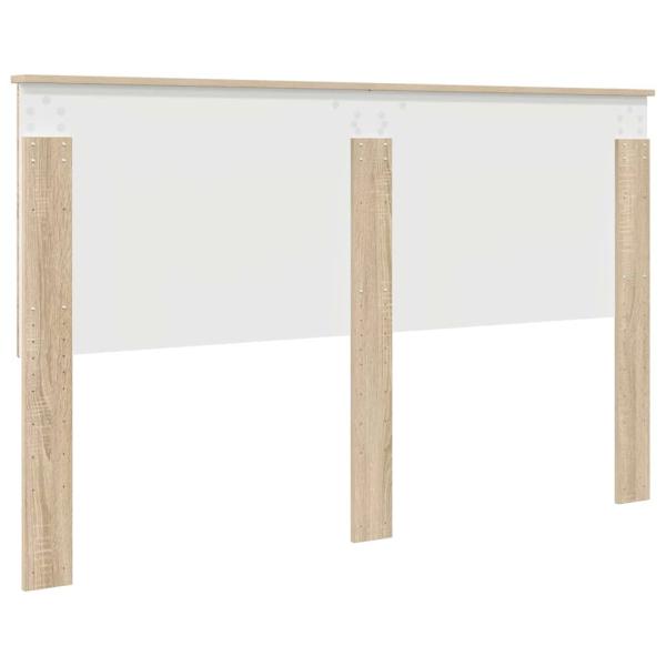 Kopfteil mit Kopfteil Sonoma-Eiche 160 cm Holzwerkstoff