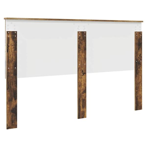Kopfteil mit Kopfteil Geräucherte Eiche 160 cm Holzwerkstoff