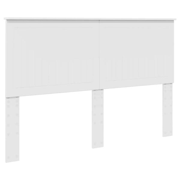 Kopfteil mit Kopfteil Weiß 150 cm Holzwerkstoff