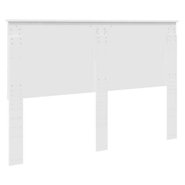 Kopfteil mit Kopfteil Weiß 150 cm Holzwerkstoff
