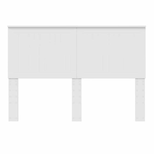 Kopfteil mit Kopfteil Weiß 140 cm Holzwerkstoff