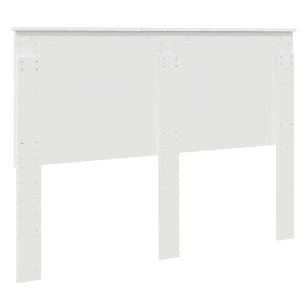 Kopfteil mit Kopfteil Weiß 140 cm Holzwerkstoff