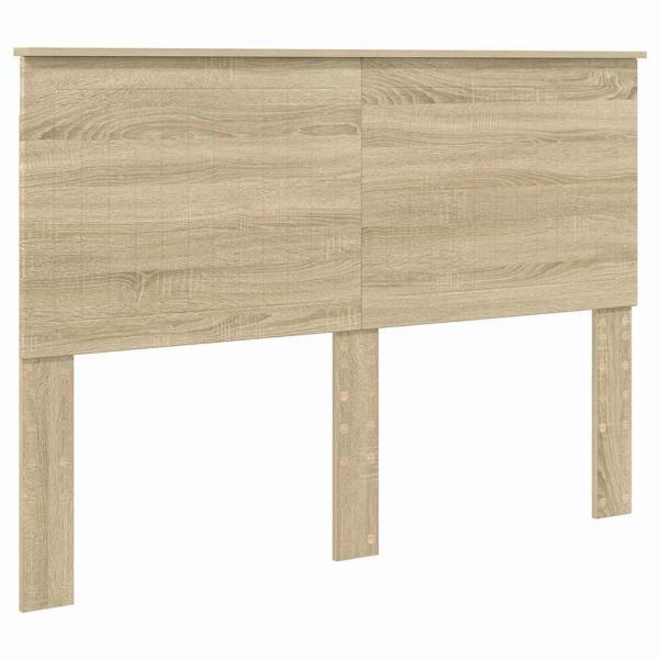 Kopfteil mit Kopfteil Sonoma-Eiche 140 cm Holzwerkstoff