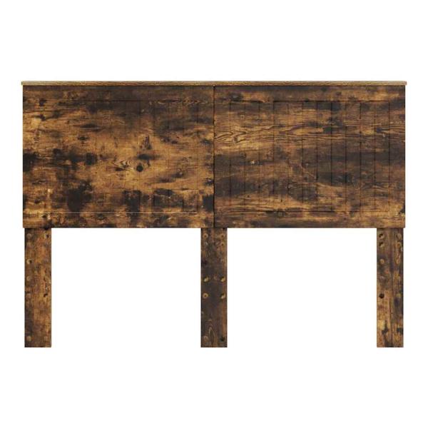 Kopfteil mit Kopfteil Geräucherte Eiche 140 cm Holzwerkstoff