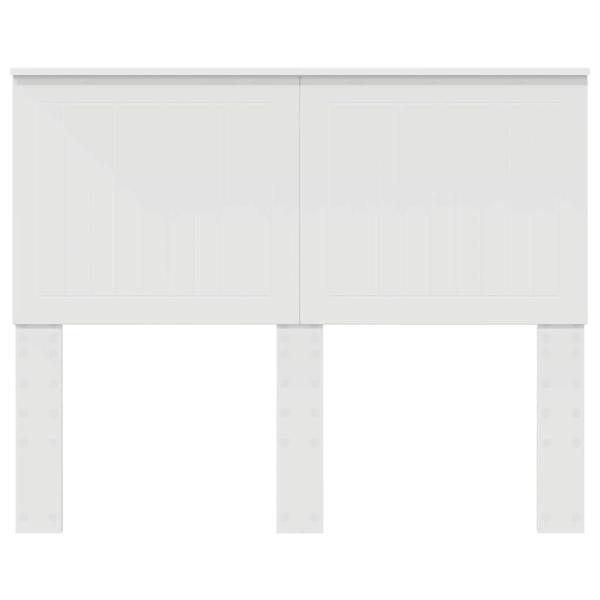 Kopfteil mit Kopfteil Weiß 135 cm Holzwerkstoff