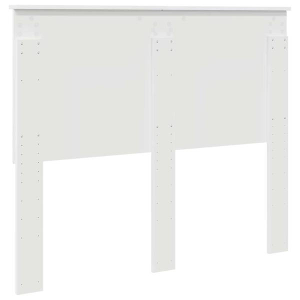 Kopfteil mit Kopfteil Weiß 135 cm Holzwerkstoff